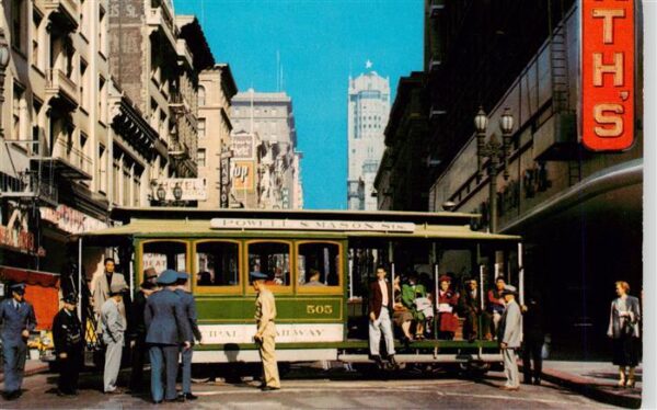 Strassenbahn Tramway-- Cable Car Turntable San Francisco California