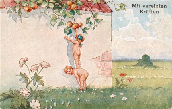 Kinder Child Enfants J.S.& Co.M. Ser. 562-67 Baum Pfluecken