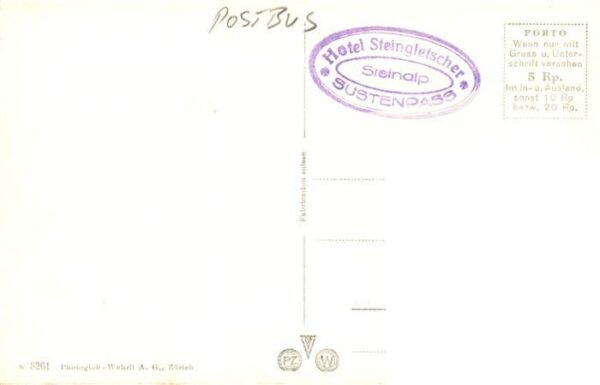 Postbus Omnibus Sustenstrasse Stelnalp – Bild 2