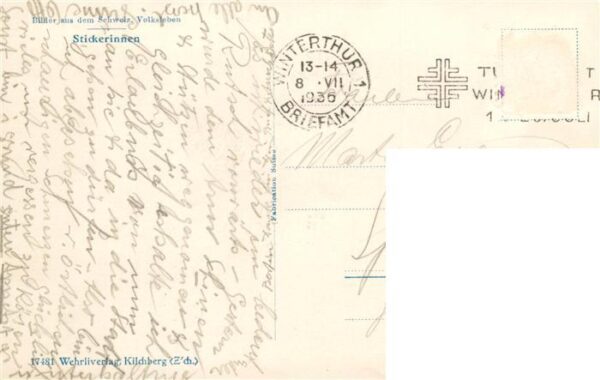 Handarbeit Stickerinen Schweiz Kilchberg 17481 – Bild 2