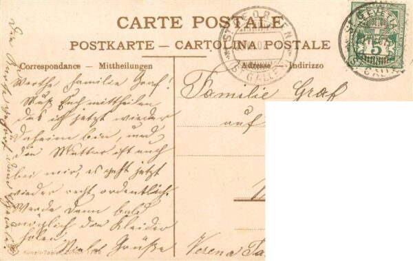 Verlag Kuenzli Zuerich Nr. 1760 Alpfahrt Kuehe – Bild 2