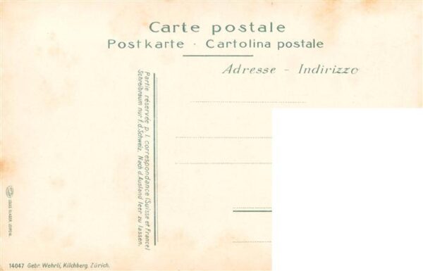 Kartenspiel-Postkarte Kuh Landwirtschaft – Bild 2