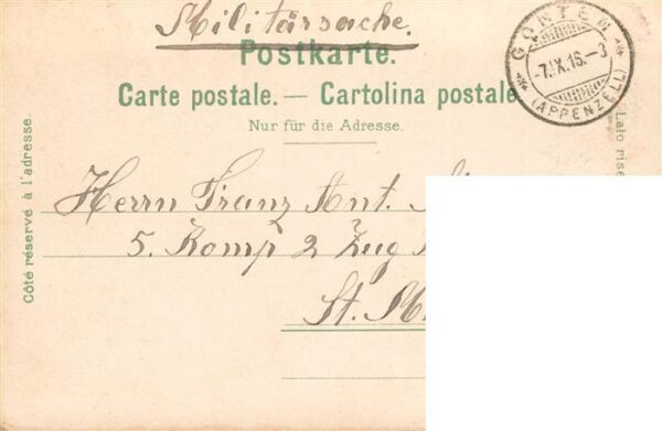 Verlag Kuenzli Zuerich Nr. 1181 Alphuetten Kuehe – Bild 2