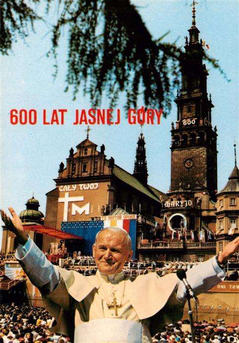 Papst Pope Pape 600  Lat Jasnej Gory