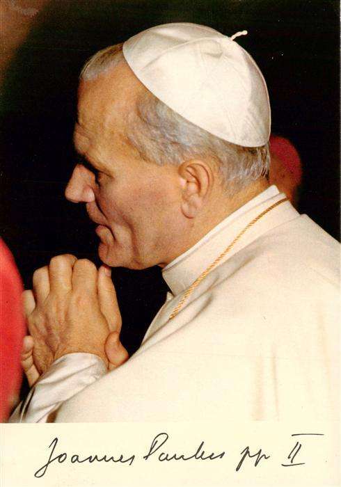 Papst Pope Pape Joannes Paulus PP 2