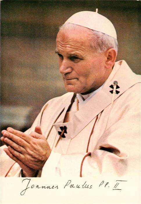 Papst Pope Pape Joannes Paulus PP 2