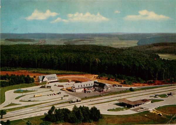 Autobahn Autostrada Autoroute Rasthaus Hotel Reinhardshain
