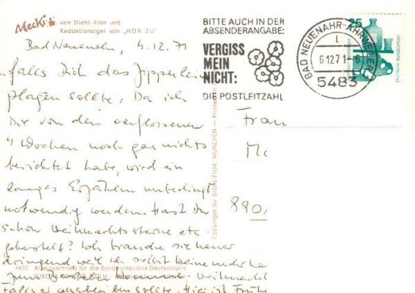 Mecki Nr. 4420 Diehl-Film Hoer Zu Blumenladen – Bild 2