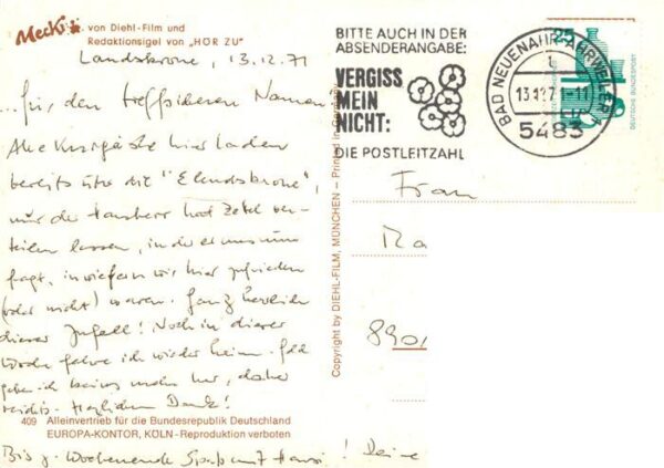 Mecki Nr. 409 Diehl-Film Hoer Zu Schiess Bogen – Bild 2