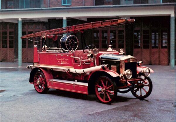 Feuerwehr Fire-Brigade Pompiers Bomberos 1928 Hetfield Albios D