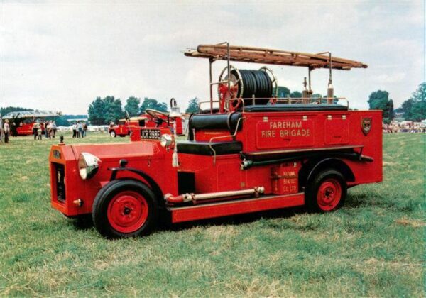 Feuerwehr Fire-Brigade Pompiers Bomberos Replica 1929 Open Leyland water tender