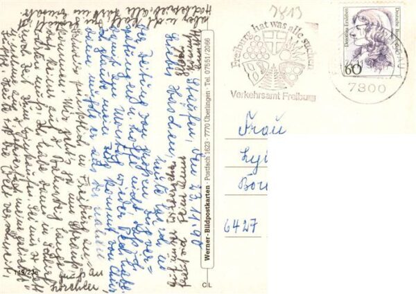 Staufen  Breisgau Panorama Stadtsee Strasse Gasthaus Burgruine Rathaus Marktplat – Bild 2