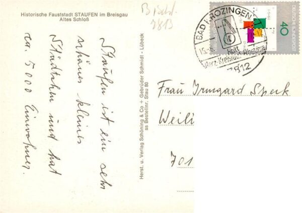Staufen  Breisgau Altes Schloss – Bild 2