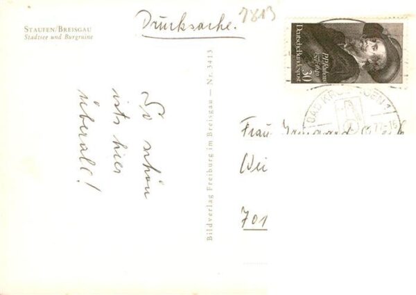 Staufen  Breisgau Stadtsee mit Burgruine – Bild 2