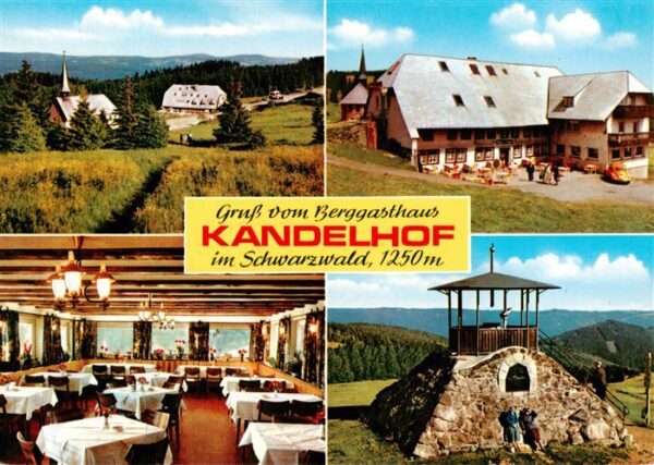 Kandel Breisgau Berggasthaus Kandelhof Gastraum Kandelpyramide