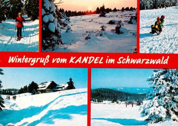 Kandel Breisgau Skipisten Langlauf Schlittenfahrt Berggasthaus Kandel