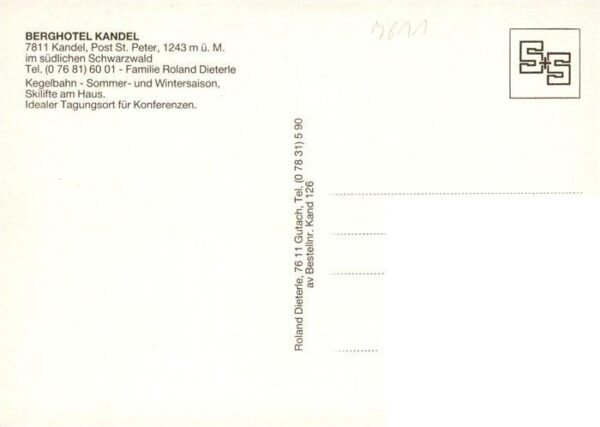 Kandel Breisgau Skipisten Langlauf Schlittenfahrt Berggasthaus Kandel – Bild 2