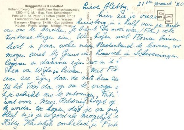 Kandel Breisgau Berggasthaus Kandelhof St Pius Kapelle – Bild 2