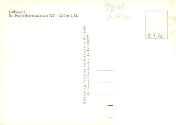 St Peter Schwarzwald Benediktiner Kloster – Bild 2
