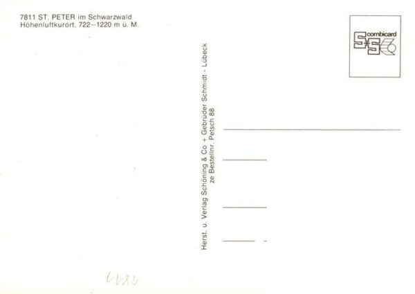 St Peter Schwarzwald Seminar und Pfarrkirche Selbstklebende Autoplakette – Bild 2