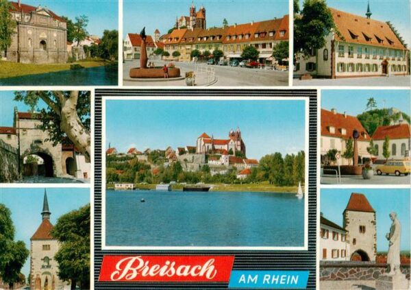 Breisach Rhein Rheintor Marktplatz Rathaus Hagenbachturm Stephansmuenster Marktb