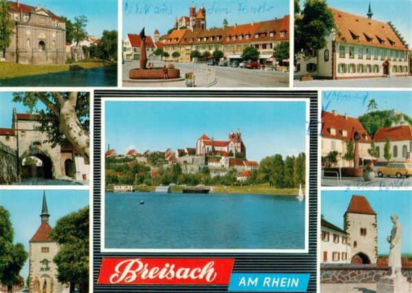 Breisach Rhein Rheintor Kapftor Radbrunnentor Marktplatz Rathaus Marktplatz Hage