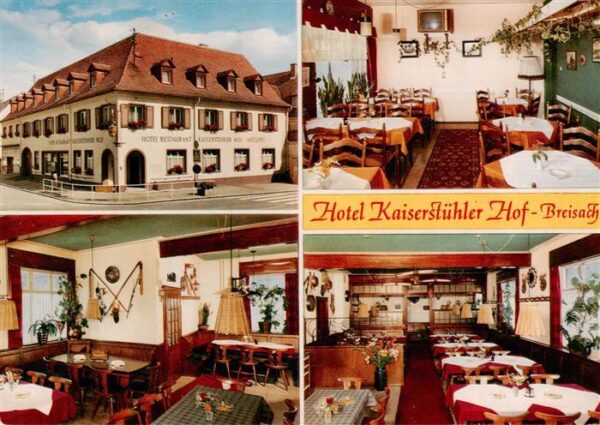 Breisach Rhein Hotel Restaurant Kaiserstuehler Hof