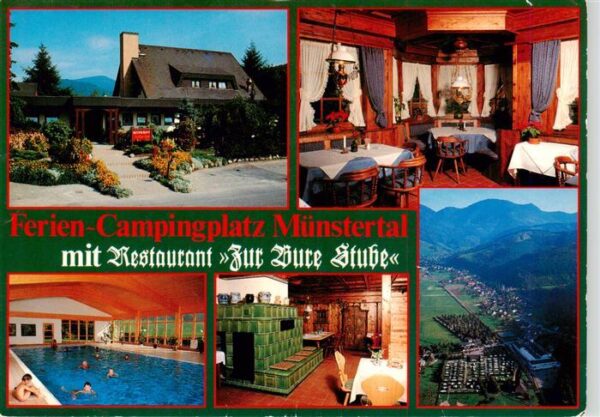 Muenstertal  Schwarzwald Ferien Campingplatz mit Restaurant Bure Stube Gastraeum