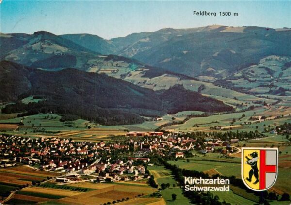 Kirchzarten Fliegeraufnahme mit Feldberg