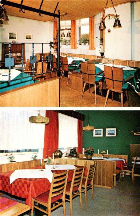 Wangerooge Wangeroog Nordseebad Steuerbordwache im See Hotel Gruener Salon im Re