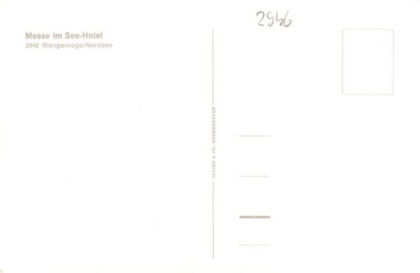 Wangerooge Wangeroog Nordseebad Messe im See Hotel – Bild 2