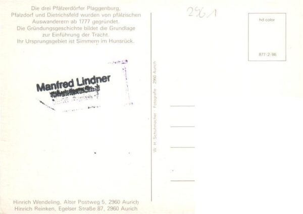 Plaggenburg Aurich mit Pfalzdorf und Dietrichsfeld Volkstanz und Trachtengruppe – Bild 2