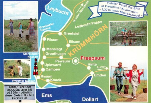 Krummhoern Mansiegter Nacken Rysumer Nacken Lageplan Fischzucht