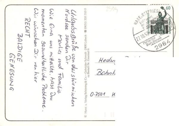 Greetsiel Fischerhafen Muehle Krabbenkutter Dorfstrasse Kirche Schleuse – Bild 2