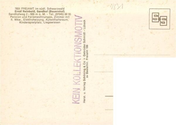 Freiamt Emmendingen BW Bauernhof Ernst Reinbold Gaestezimmer Details – Bild 2