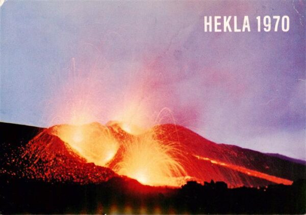 Island  Iceland Hekla Feuer Vulkan