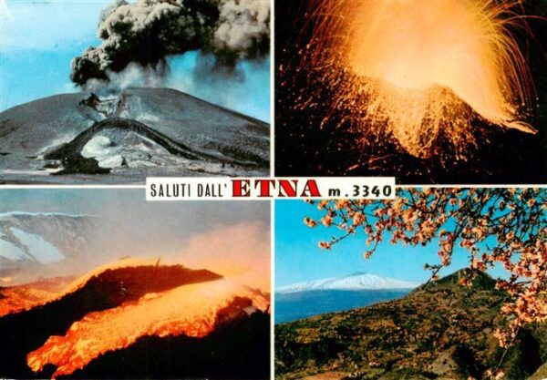 Etna  Catania Sicilia Vulcano IT Vulkan aetna Landschaftspanorama
