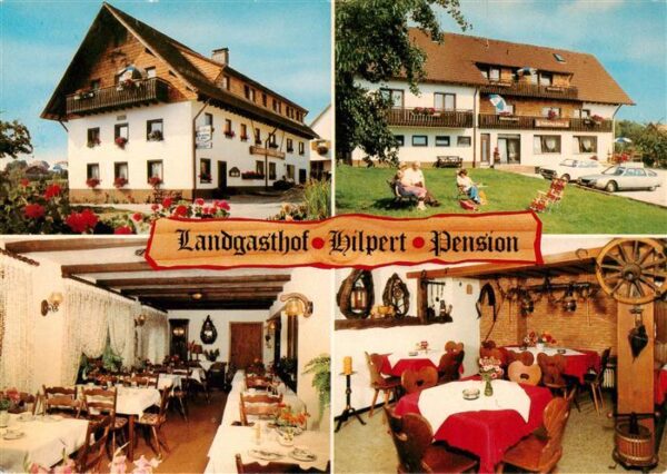 Dittishausen Loeffingen Landgasthof Hilpert Pension Gastraeume Liegewiese