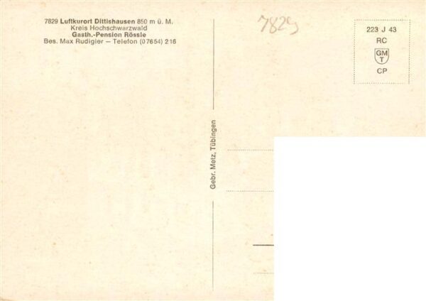 Dittishausen Loeffingen Gasthaus Roessle – Bild 2