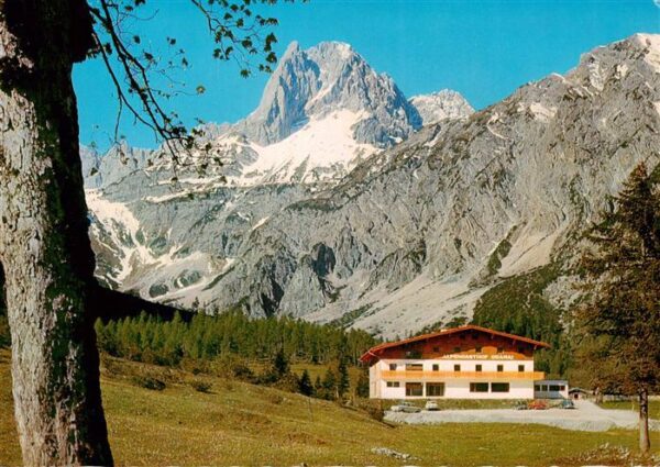 Falzturnertal Eben Achensee Tirol AT Alpengasthof Gramai mit Lamsen Spitze