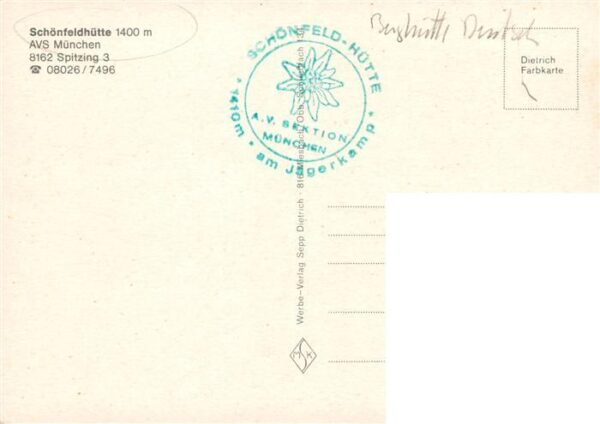 Spitzing Schliersee Schoenfeldhuette Berghuette Alpen – Bild 2