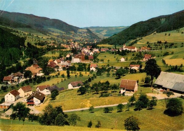 Simonswald Simonswaeldertal Panorama Luftkurort im Schwarzwald