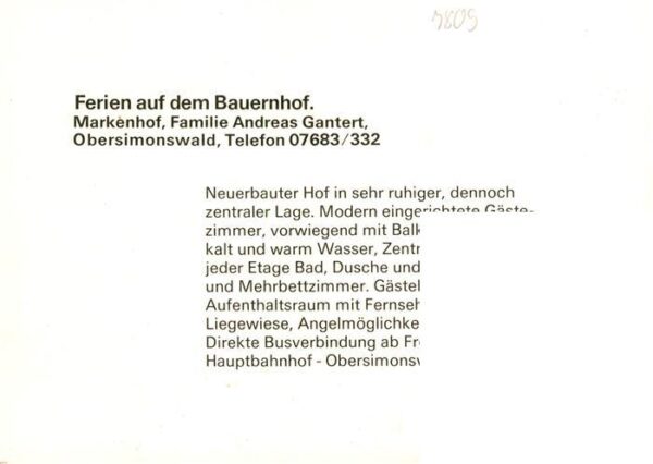 Obersimonswald Ferien auf dem Bauernhof Gastraum – Bild 2