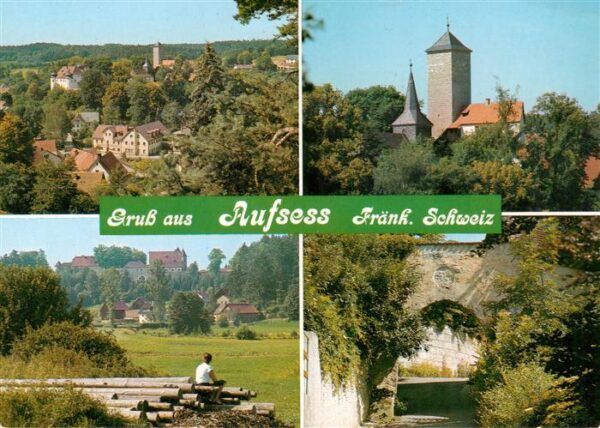 Aufsess Gasthof Pension Sonnenhof Kirche Panorama