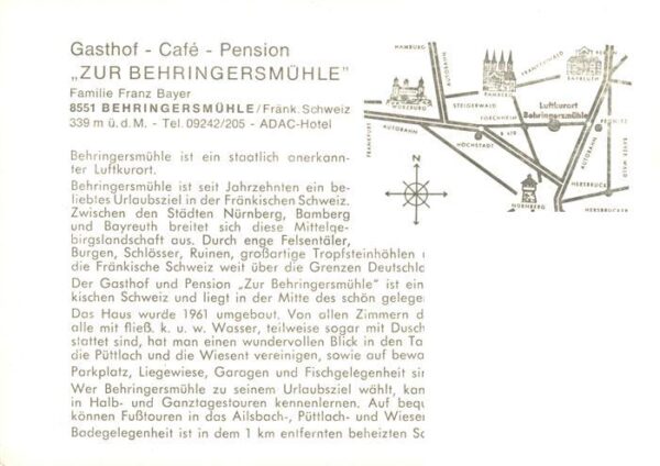 Behringersdorf Schwaig Nuernberg Gasthof Pension zur Behringersmuehle – Bild 2