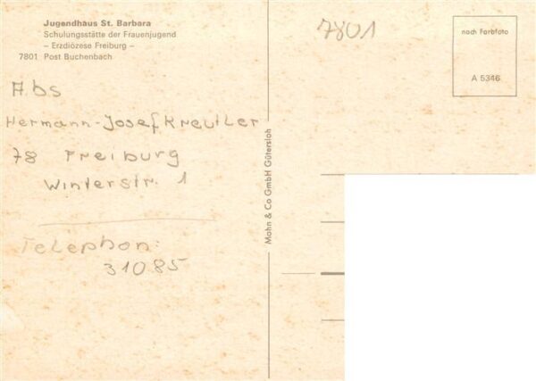 Buchenbach Freiburg Breisgau Schwarzwald Jugendhaus St Barbara – Bild 2