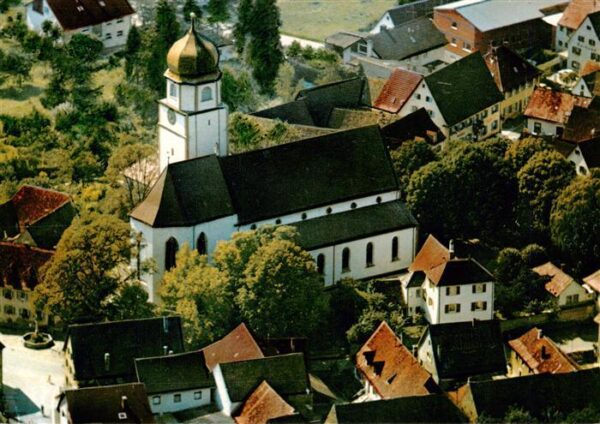 Kirchhofen Ehrenkirchen Breisgau Fliegeraufnahme mit Wallfahrtskirche