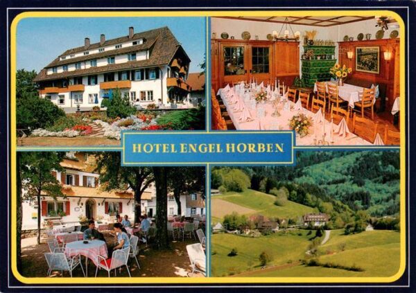 Horben Breisgau Schwarzwald Hotel Engel Gastraum Freiterrasse Panorama