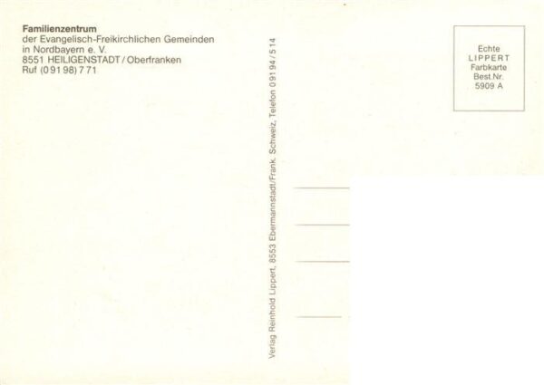 Heiligenstadt Oberfranken Familienzentrum der Ev Freikirchl Gemeinden in Nordbay – Bild 2