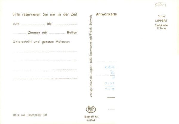 Rabeneck Waischenfeld Frankische Schweiz Gasthof Waldhotel Rabeneck Cafe – Bild 2